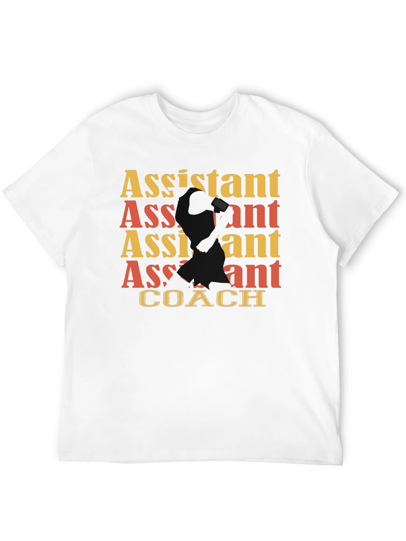 Assistant Coach Graphic Tee - Black