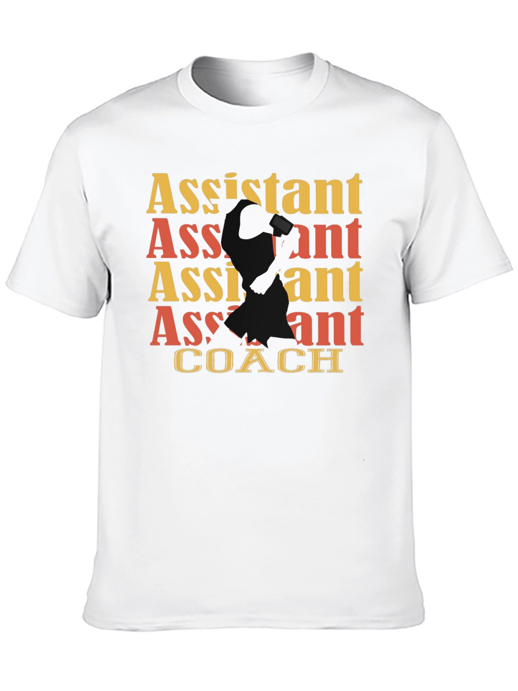Assistant Coach Graphic Tee - Black