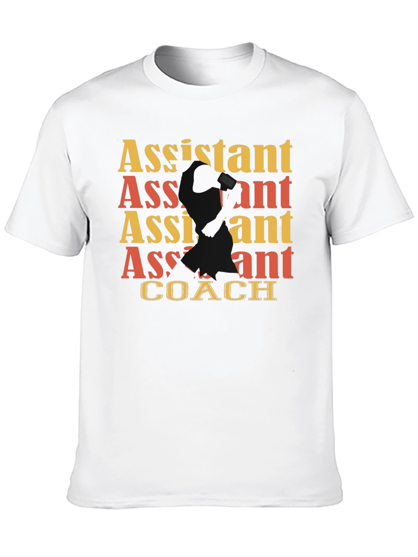 Assistant Coach Graphic Tee - Black