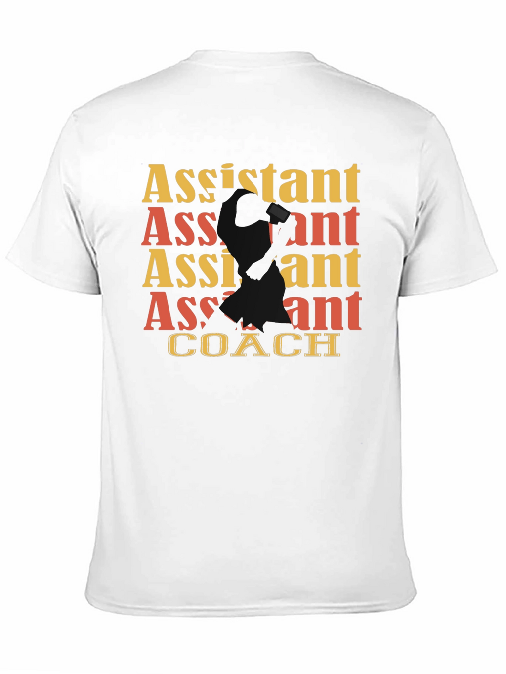 Assistant Coach Graphic Tee - Black