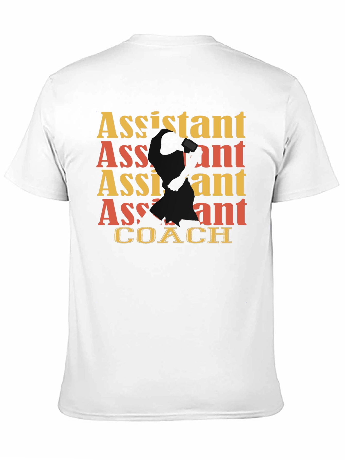 Assistant Coach Graphic Tee - Black