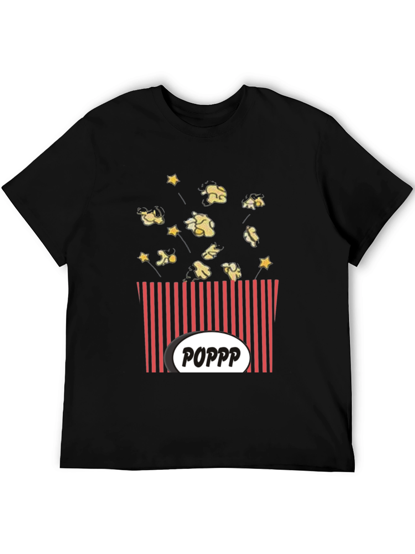 Popcorn Graphic Tee -  Movie Night Ready!