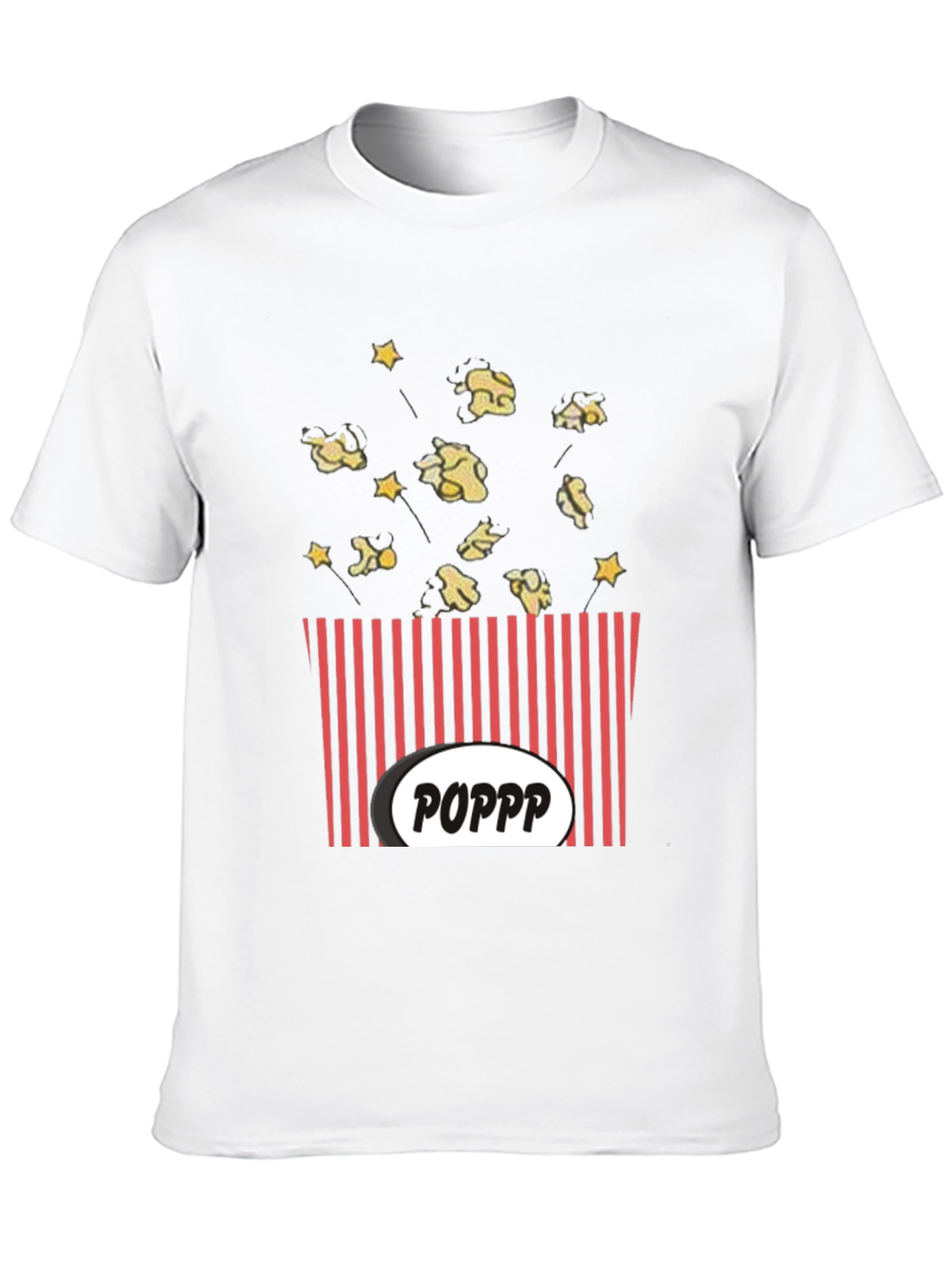 Popcorn Graphic Tee -  Movie Night Ready!