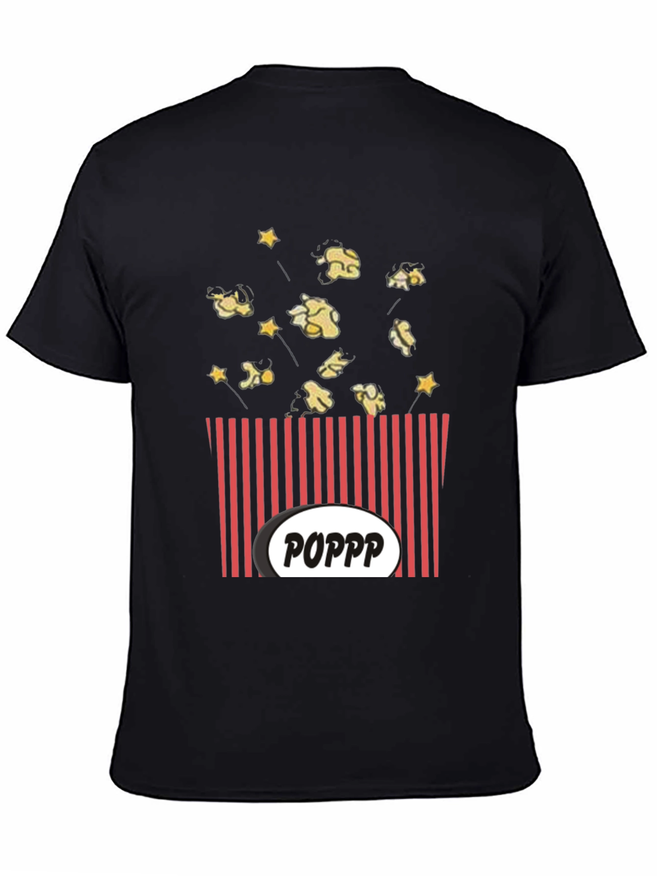 Popcorn Graphic Tee -  Movie Night Ready!