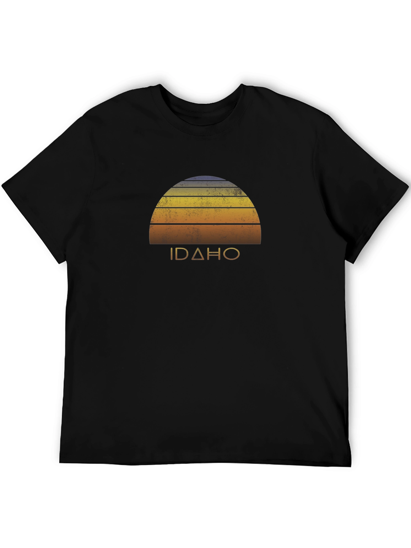 Retro Idaho Sunset Graphic Tee - Unisex Soft Cotton T-Shirt