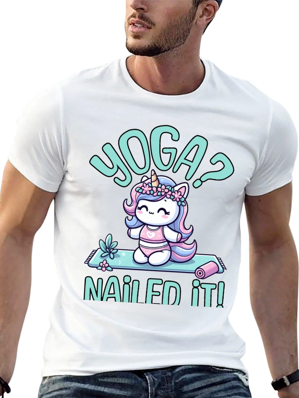 Yoga Unicorn T-Shirt - Nailed It!