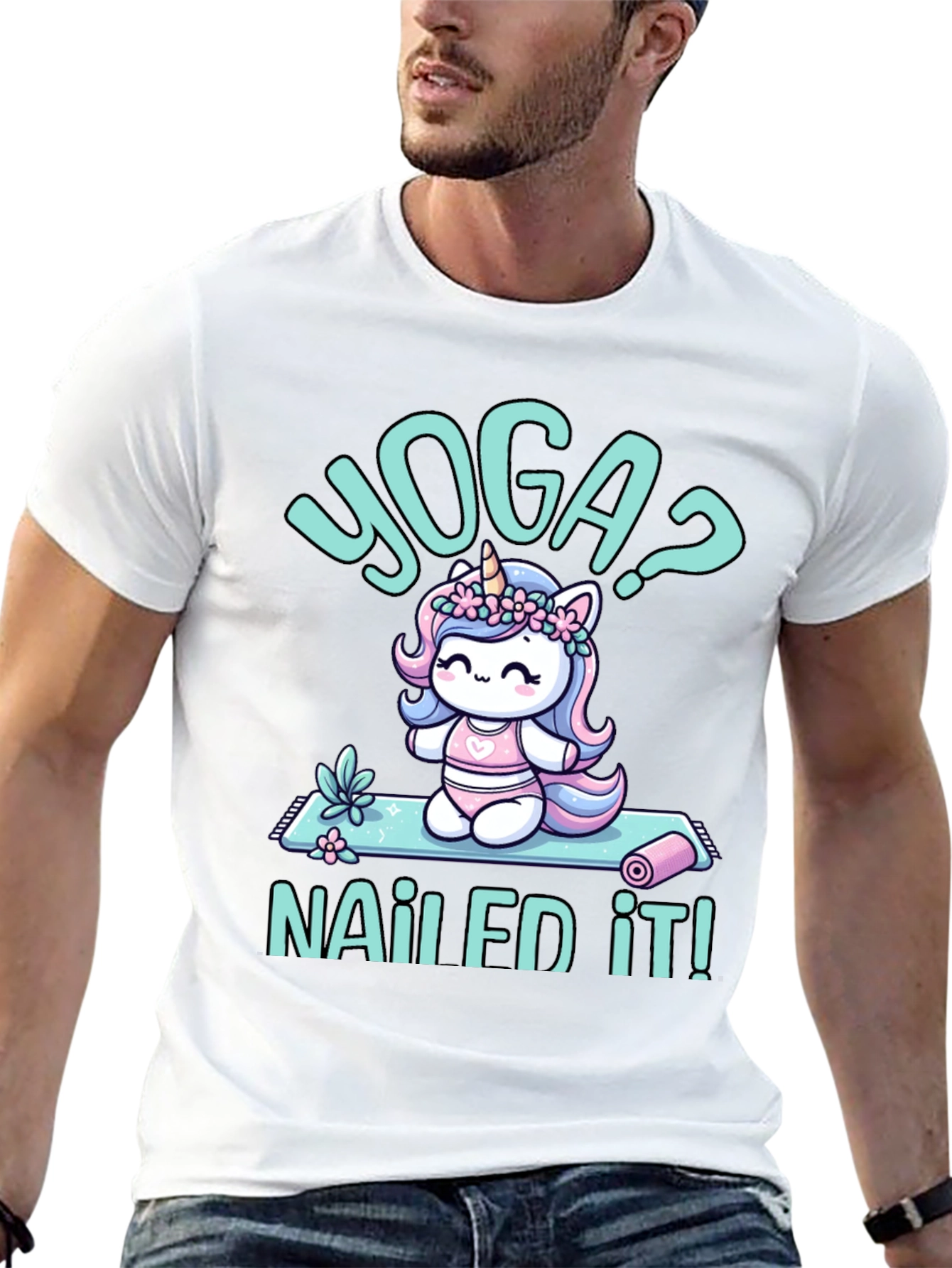Yoga Unicorn T-Shirt - Nailed It!