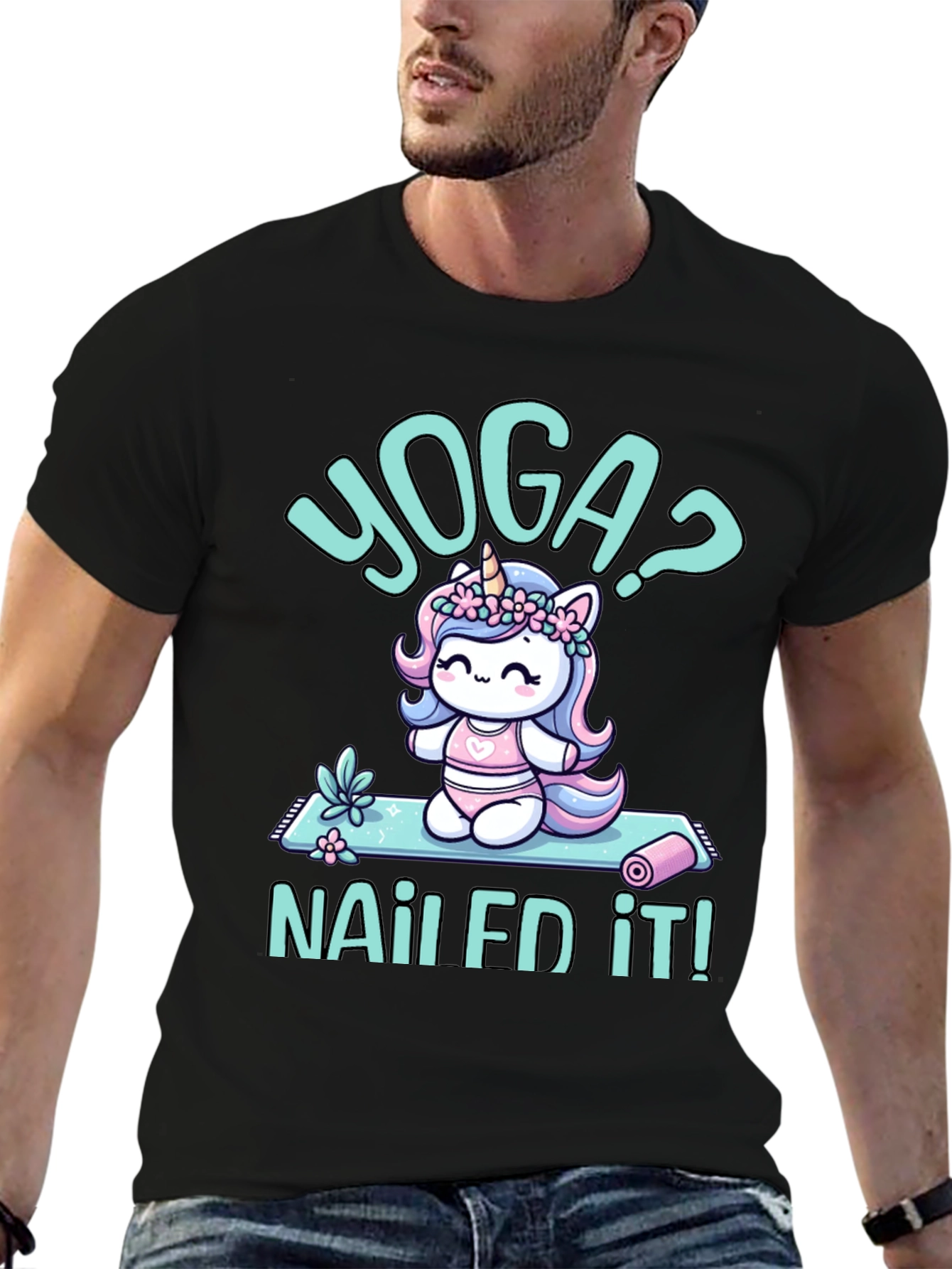 Yoga Unicorn T-Shirt - Nailed It!
