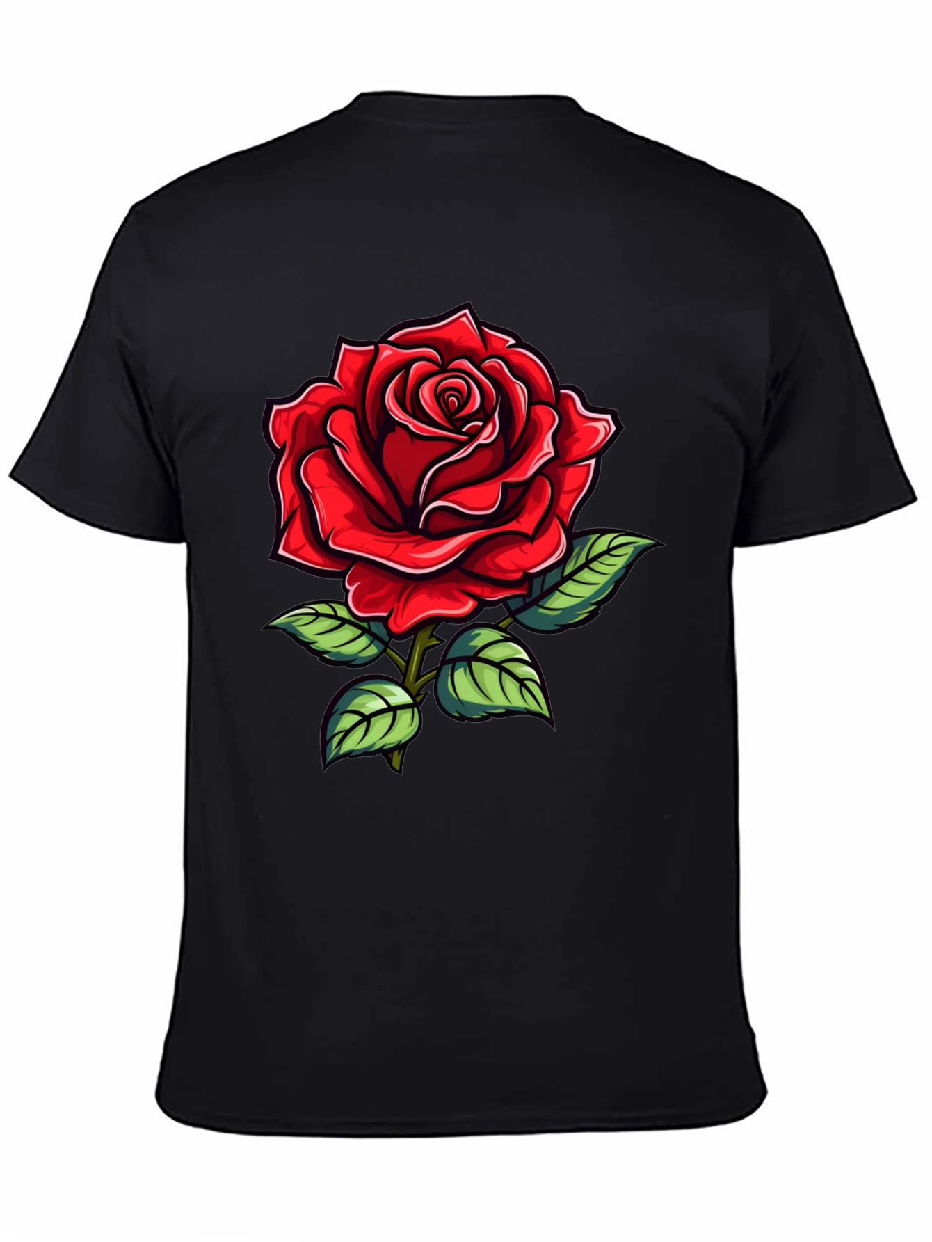 Red Rose Graphic T-Shirt