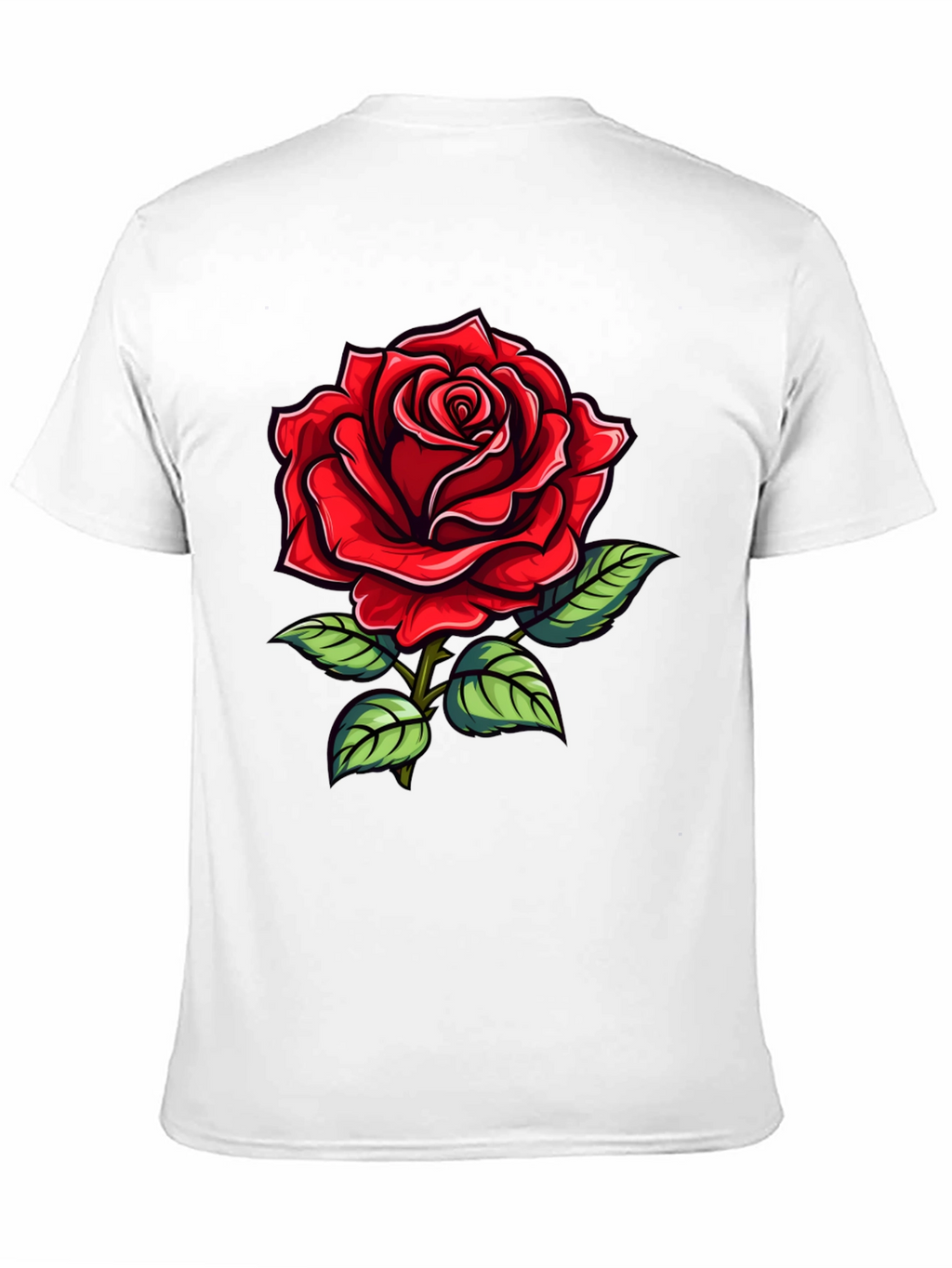 Red Rose Graphic T-Shirt