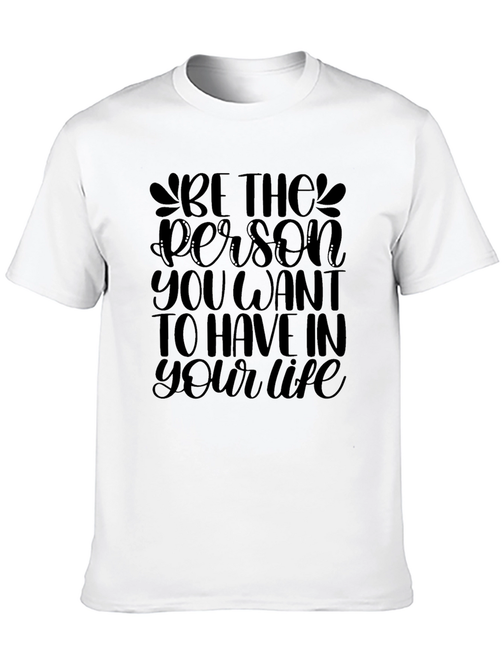 Be the Person Black Graphic Tee