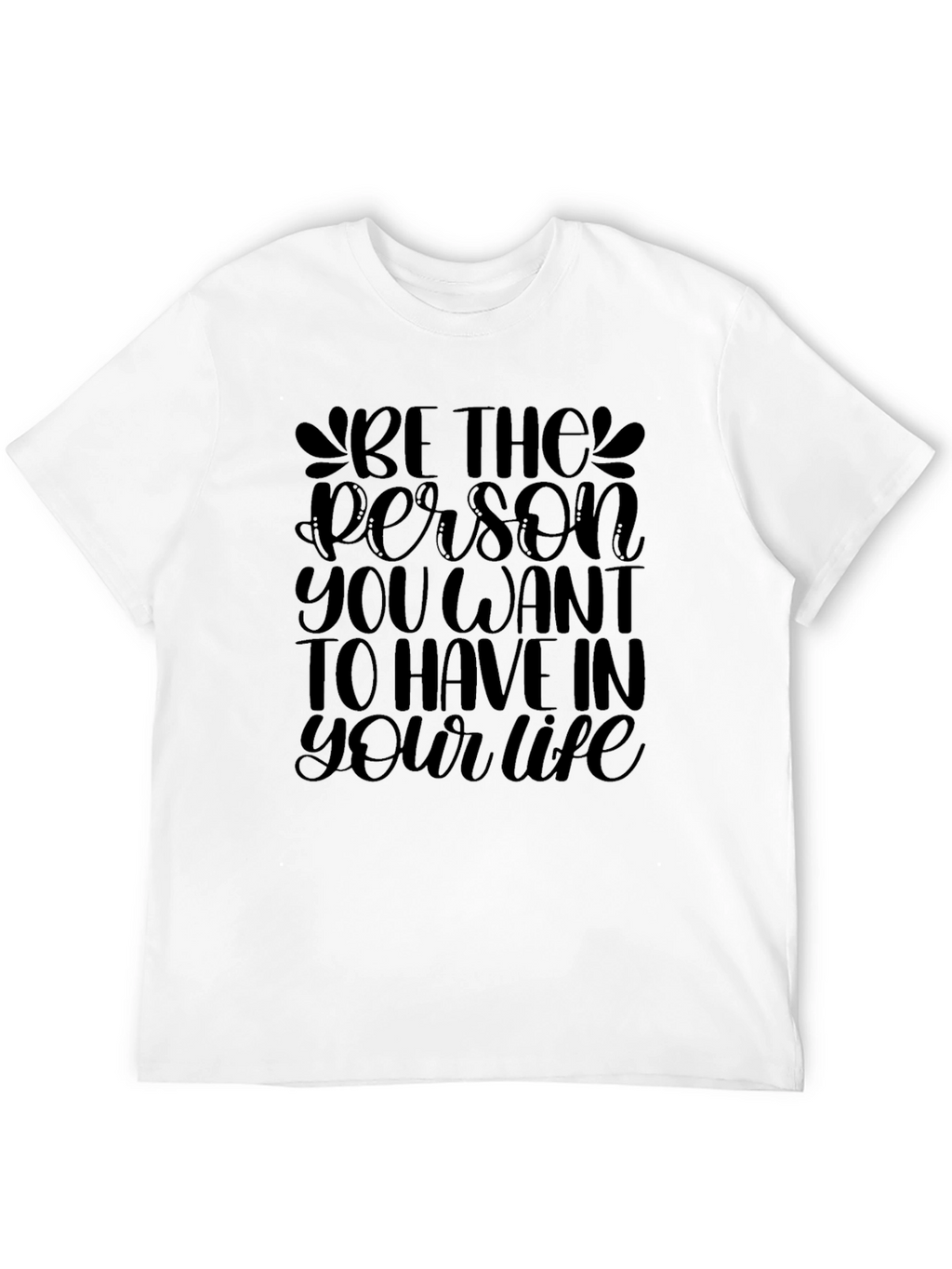Be the Person Black Graphic Tee