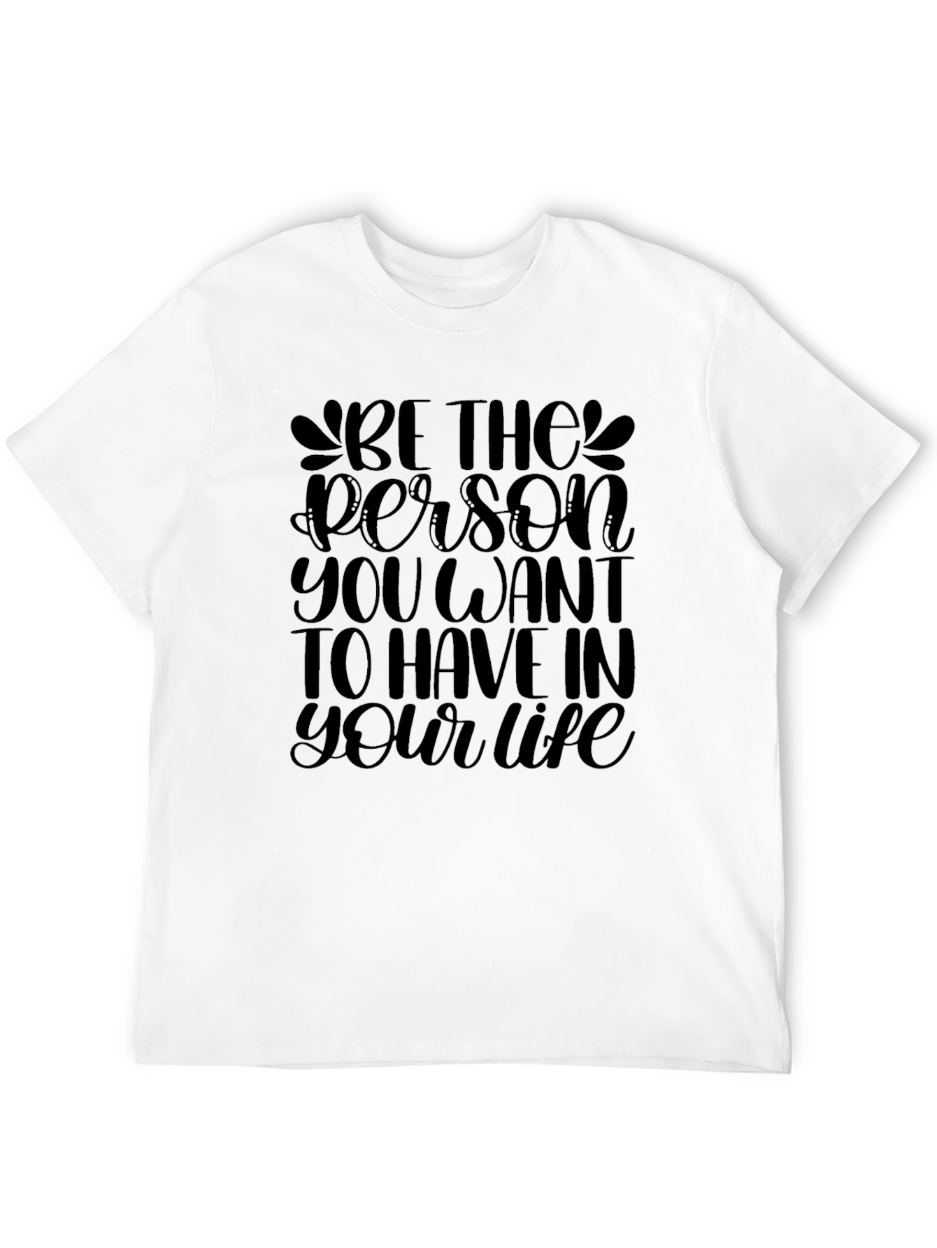 Be the Person Black Graphic Tee
