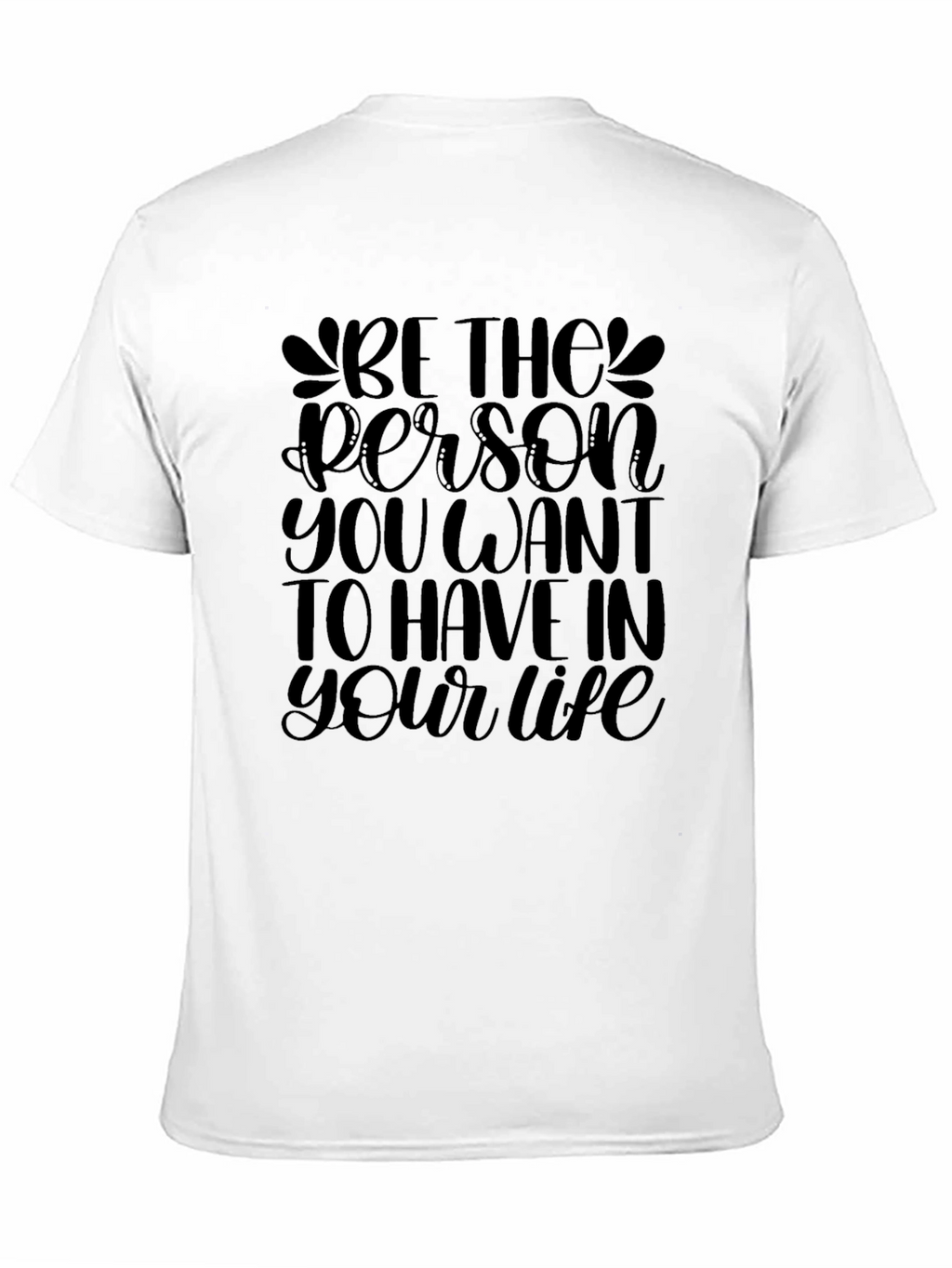 Be the Person Black Graphic Tee