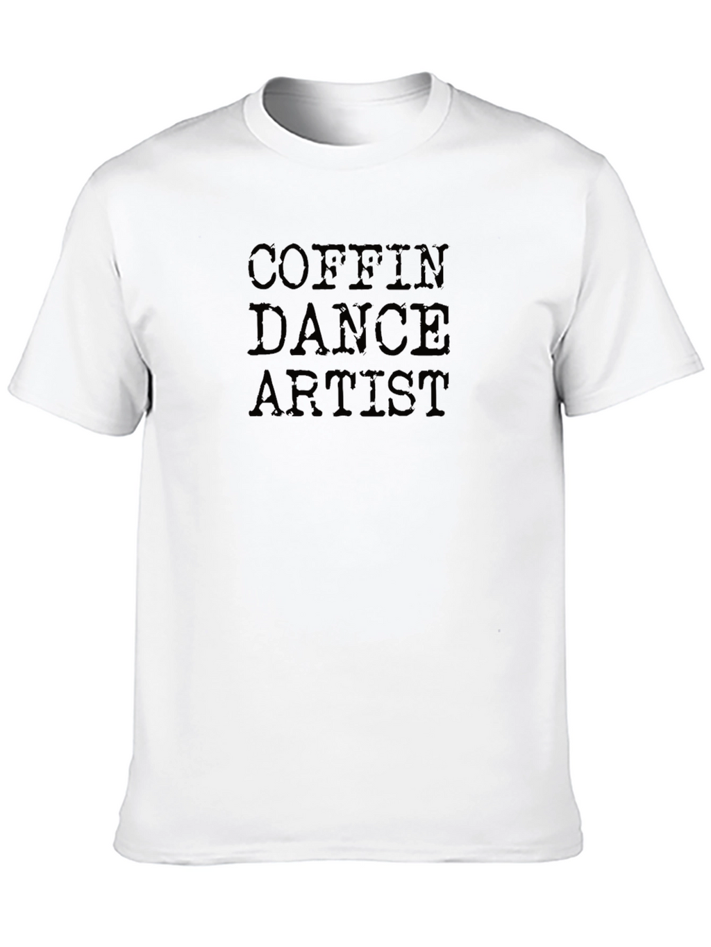 Coffin Dance Artist Graphic Tee - Black T-Shirt