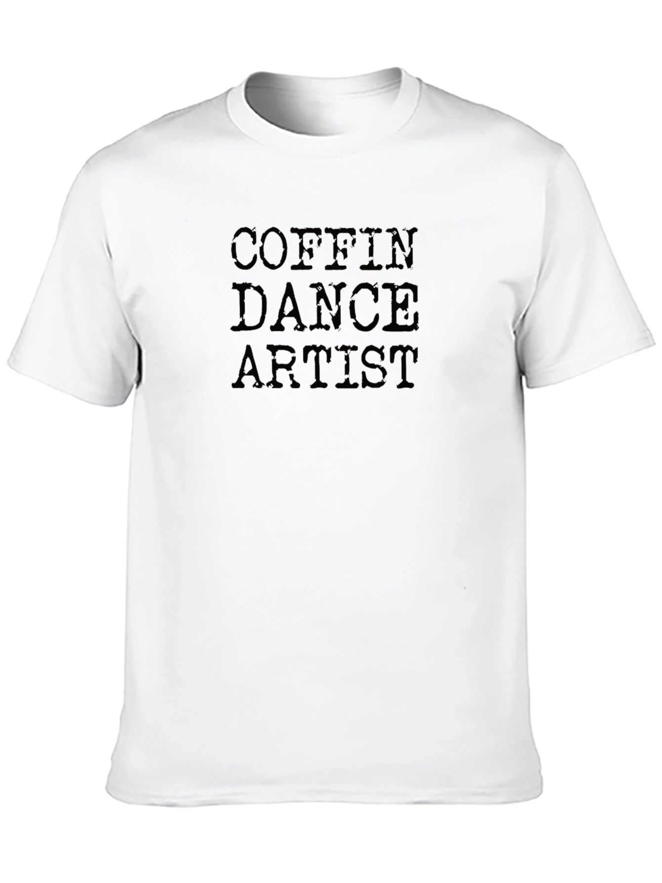 Coffin Dance Artist Graphic Tee - Black T-Shirt