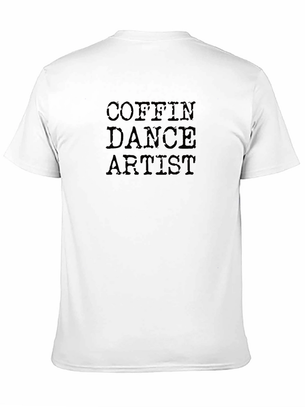 Coffin Dance Artist Graphic Tee - Black T-Shirt