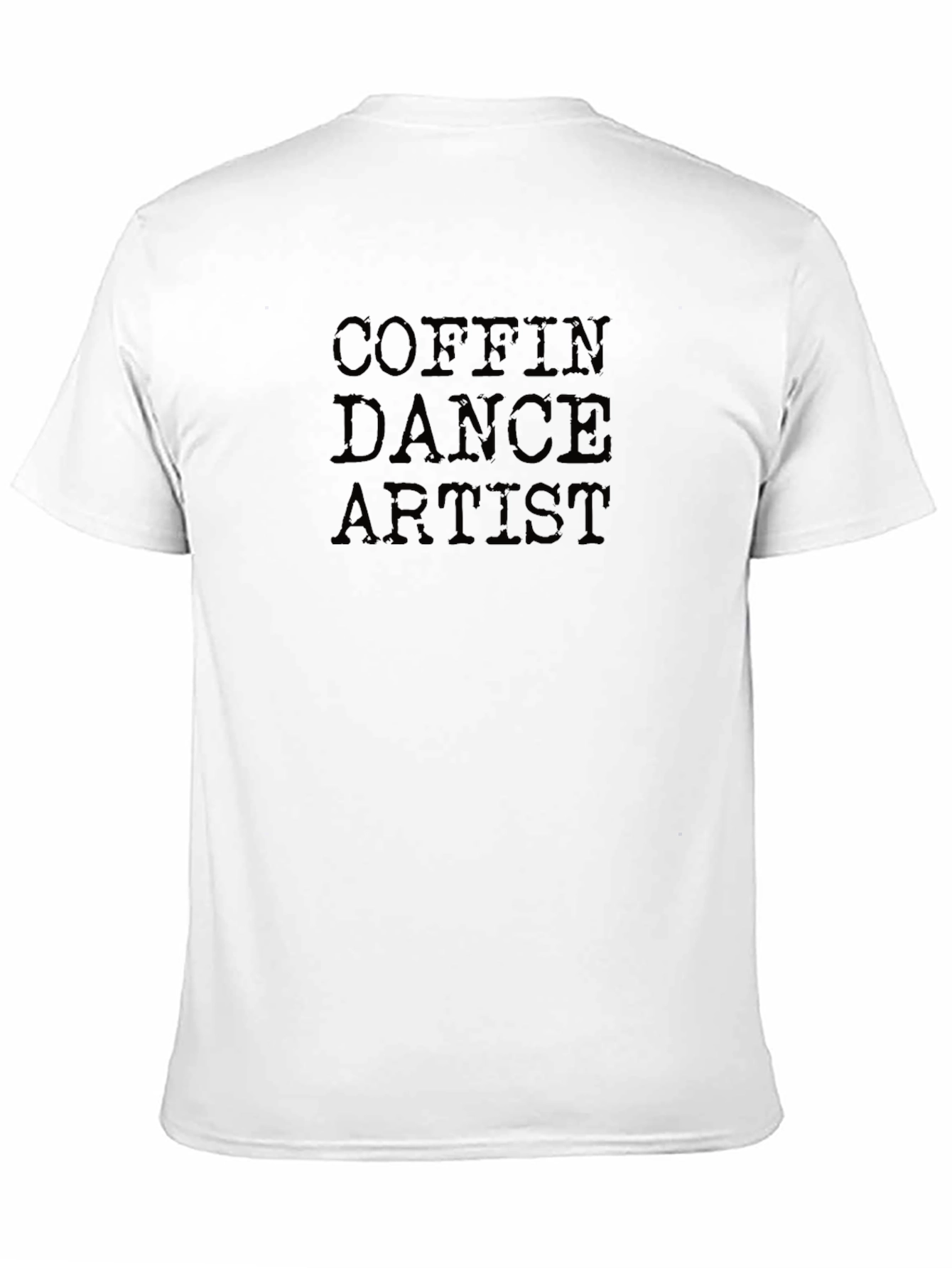 Coffin Dance Artist Graphic Tee - Black T-Shirt