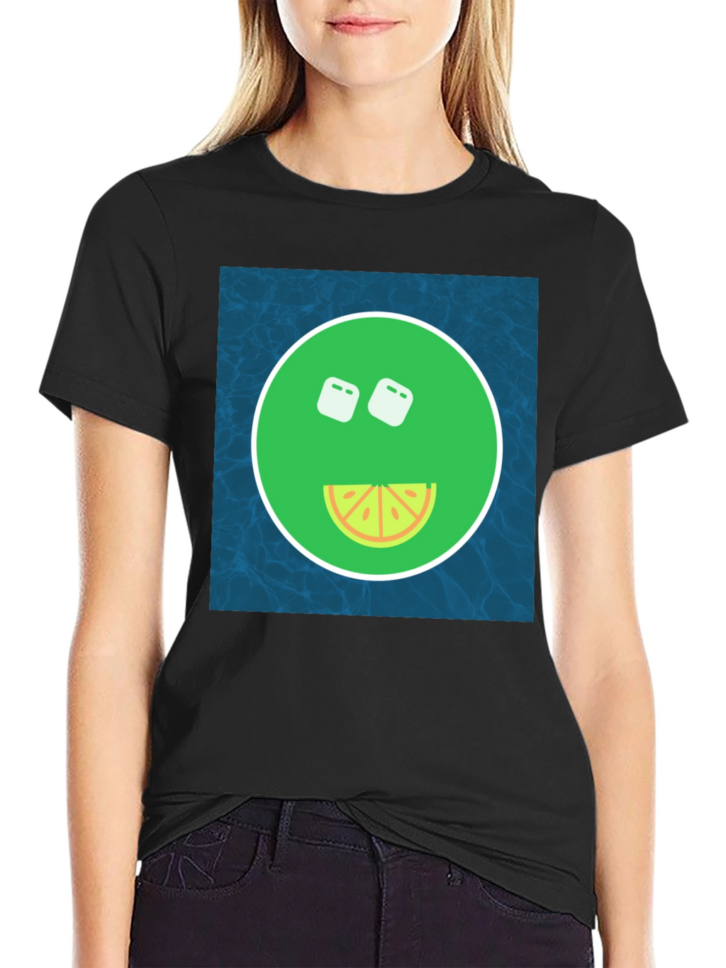 Cool Lime Slice Graphic Tee - Summer Vibes