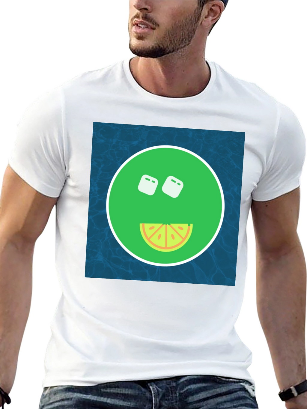 Cool Lime Slice Graphic Tee - Summer Vibes