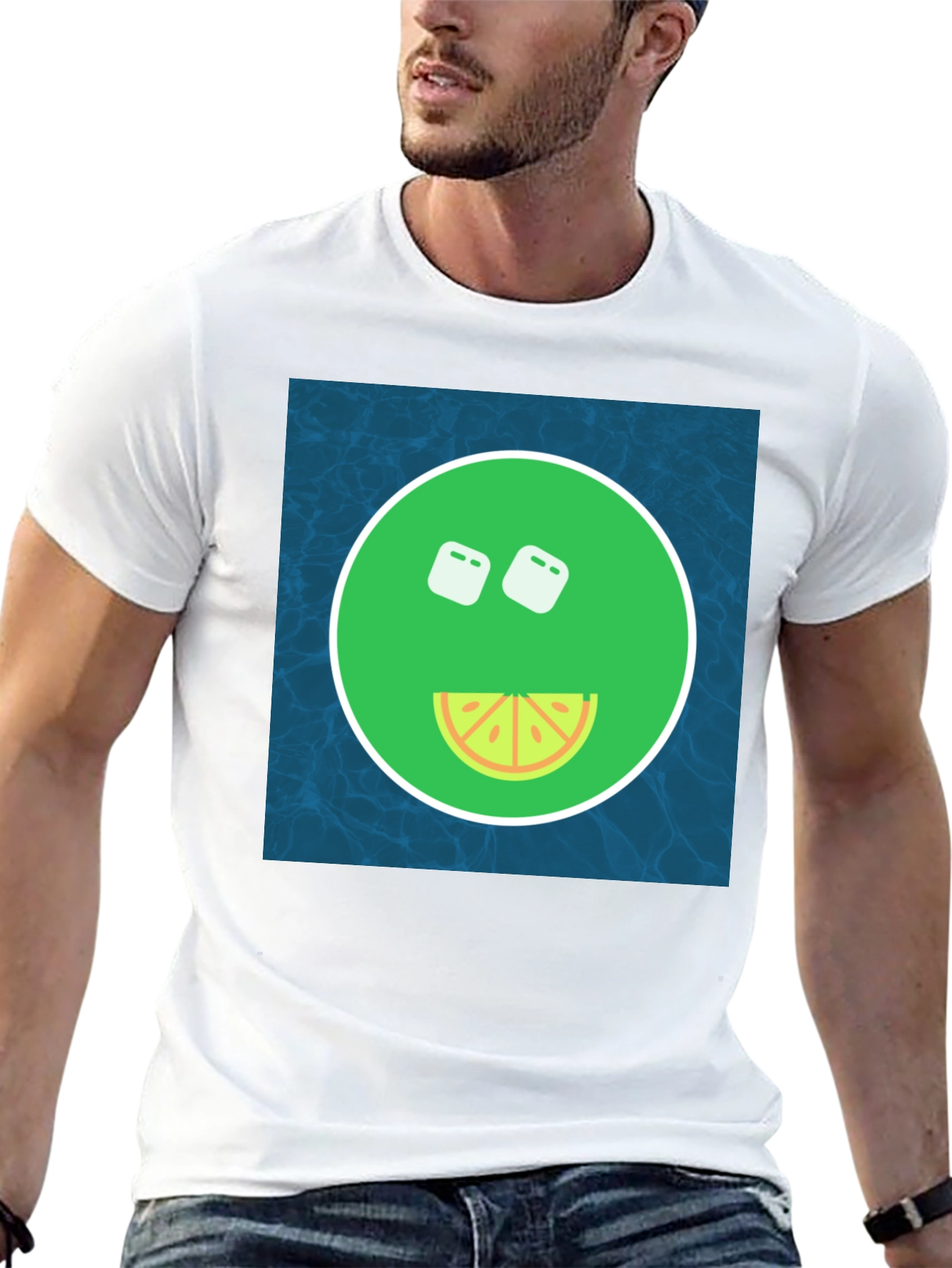 Cool Lime Slice Graphic Tee - Summer Vibes