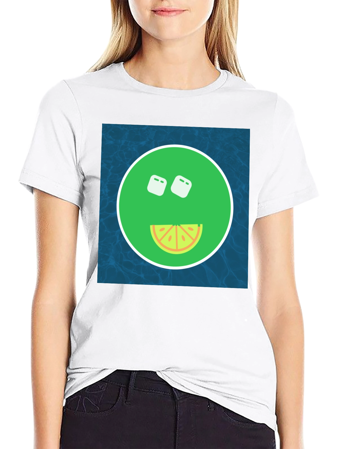 Cool Lime Slice Graphic Tee - Summer Vibes