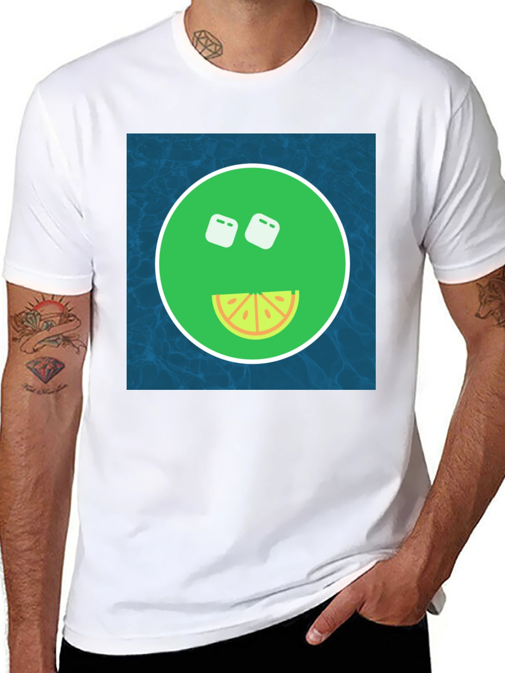 Cool Lime Slice Graphic Tee - Summer Vibes