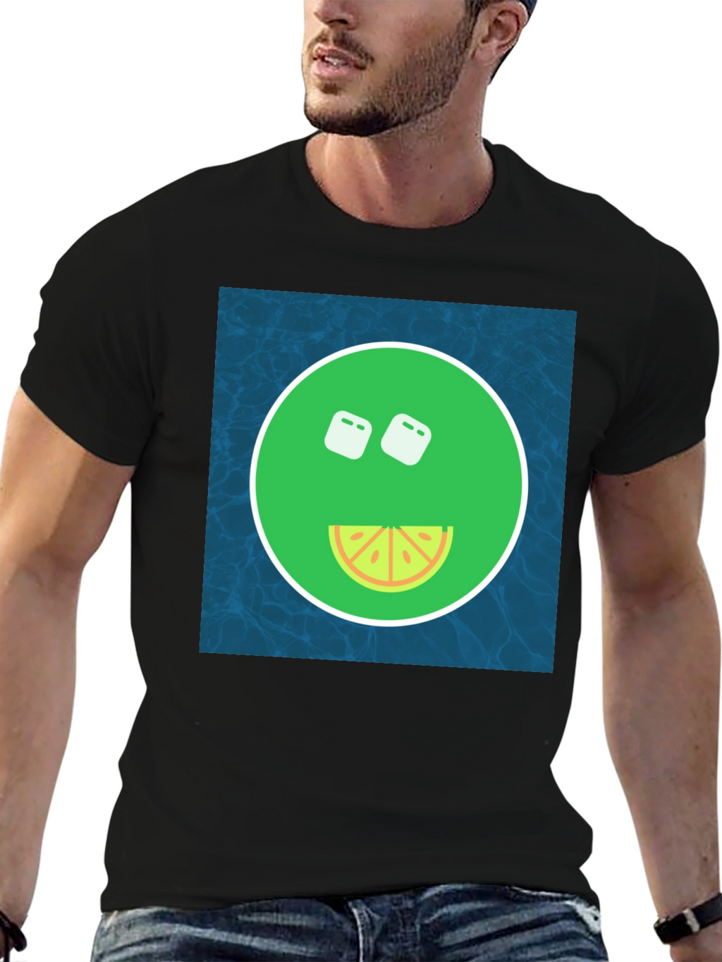 Cool Lime Slice Graphic Tee - Summer Vibes