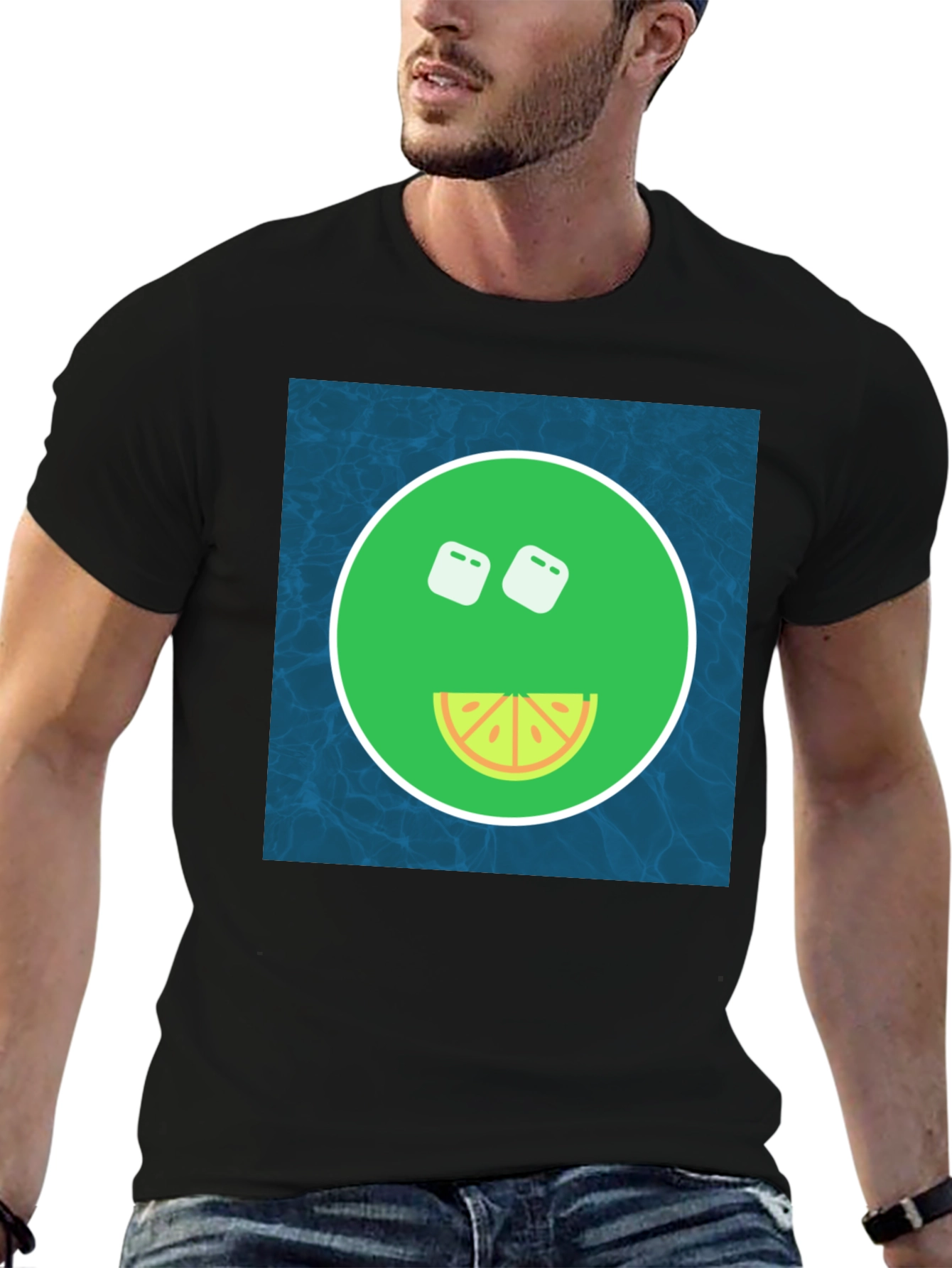 Cool Lime Slice Graphic Tee - Summer Vibes