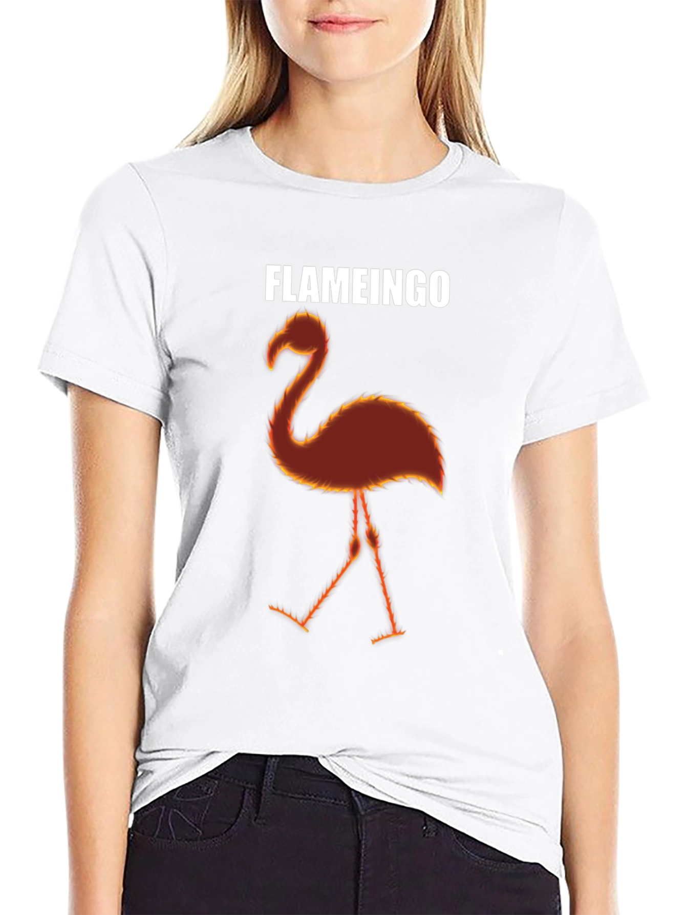 Flameingo Graphic T-Shirt - Bold and Unique
