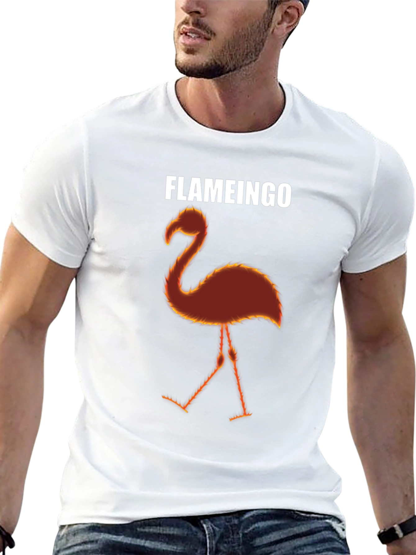Flameingo Graphic T-Shirt - Bold and Unique