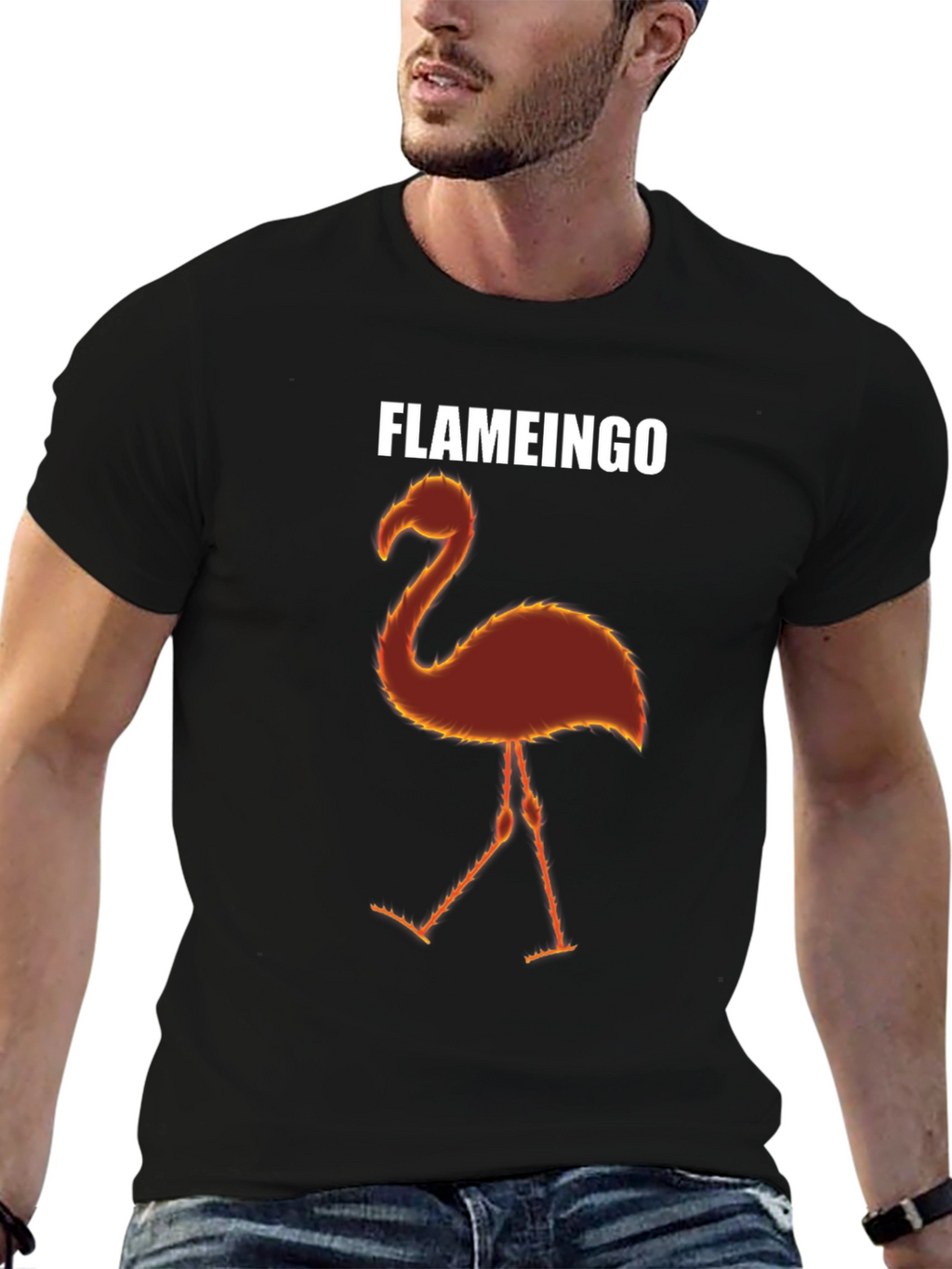 Flameingo Graphic T-Shirt - Bold and Unique