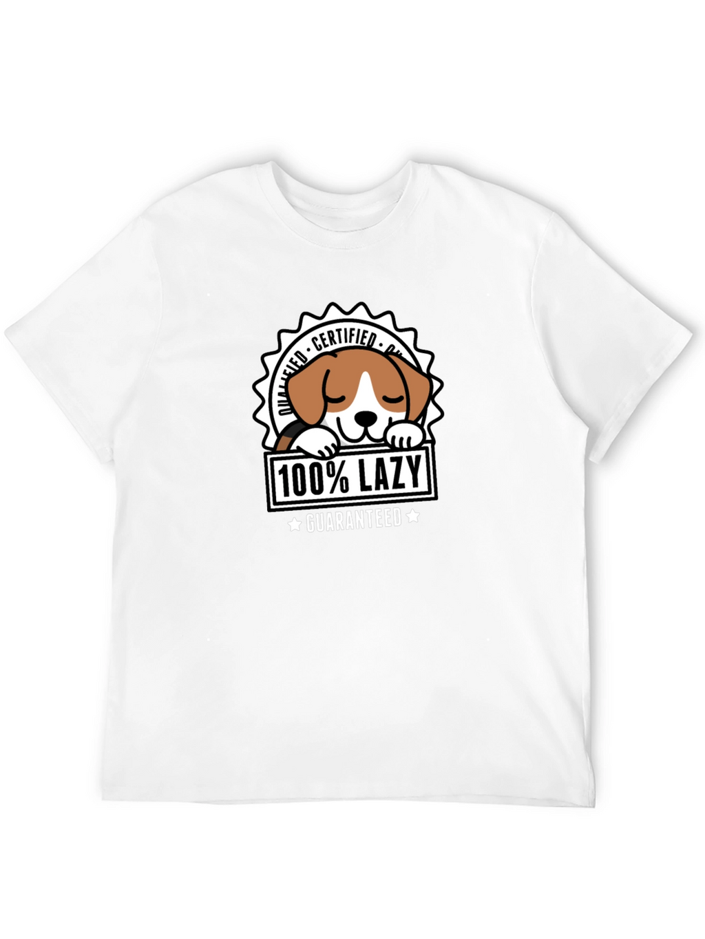 100% Lazy Dog Graphic Tee