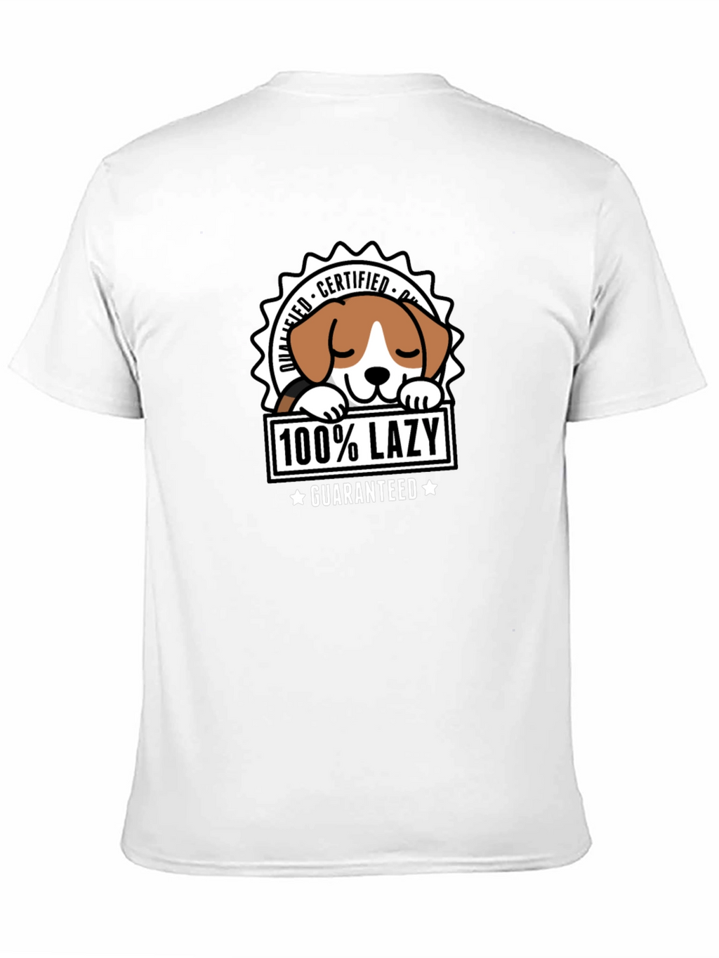 100% Lazy Dog Graphic Tee