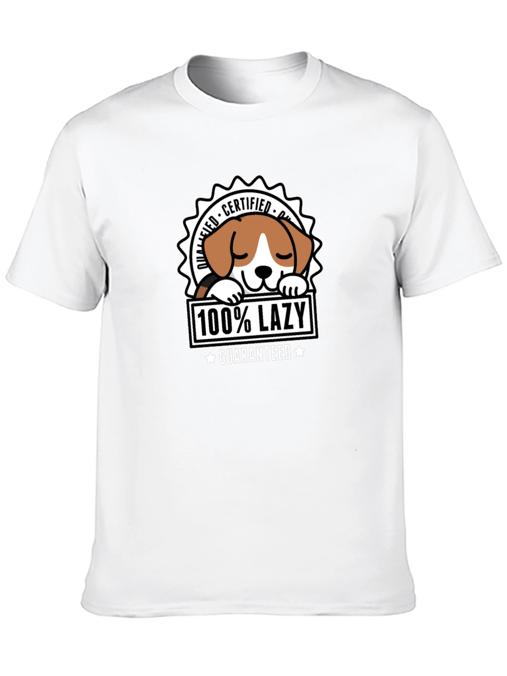 100% Lazy Dog Graphic Tee