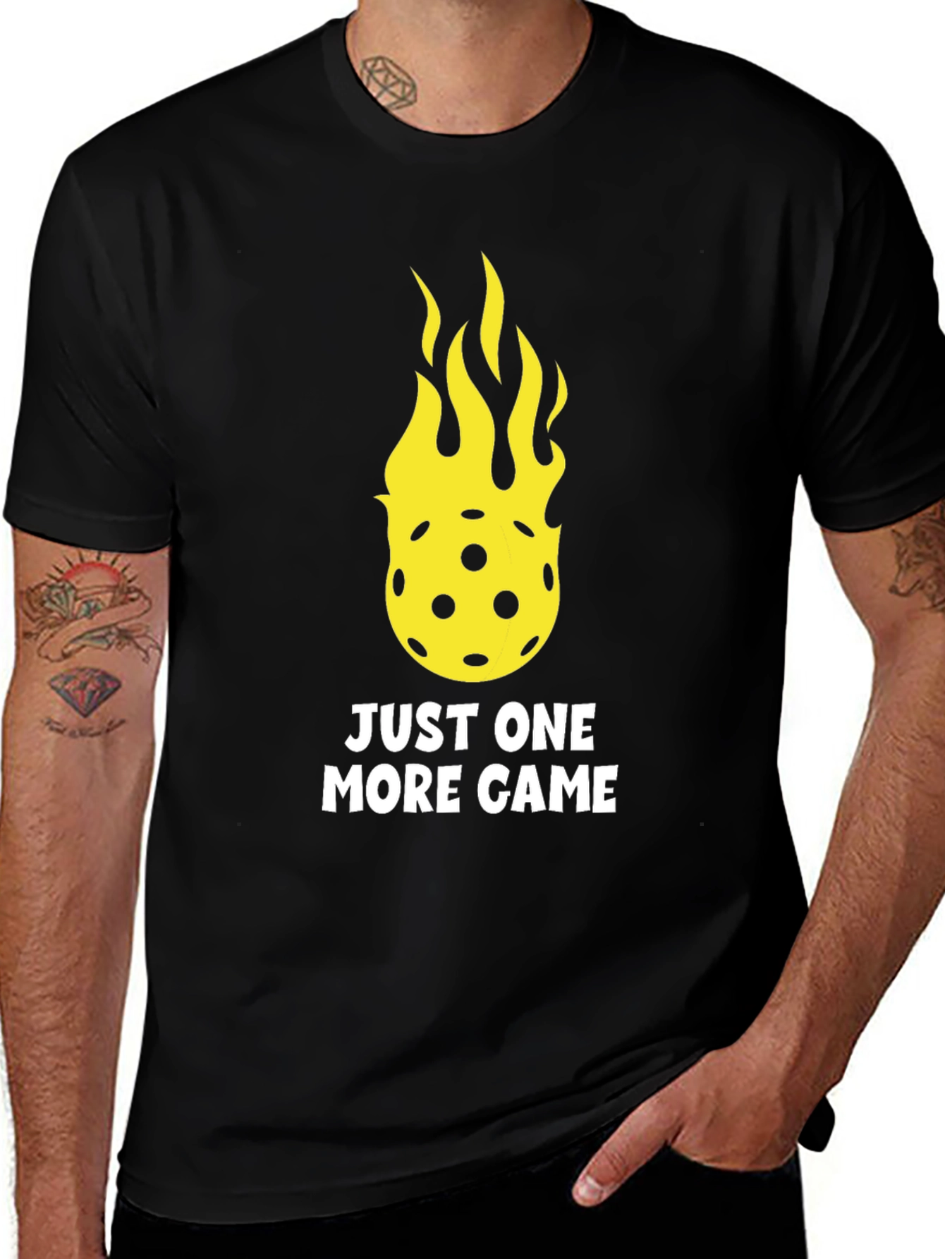 Just One More Game Pickleball Graphic Tee