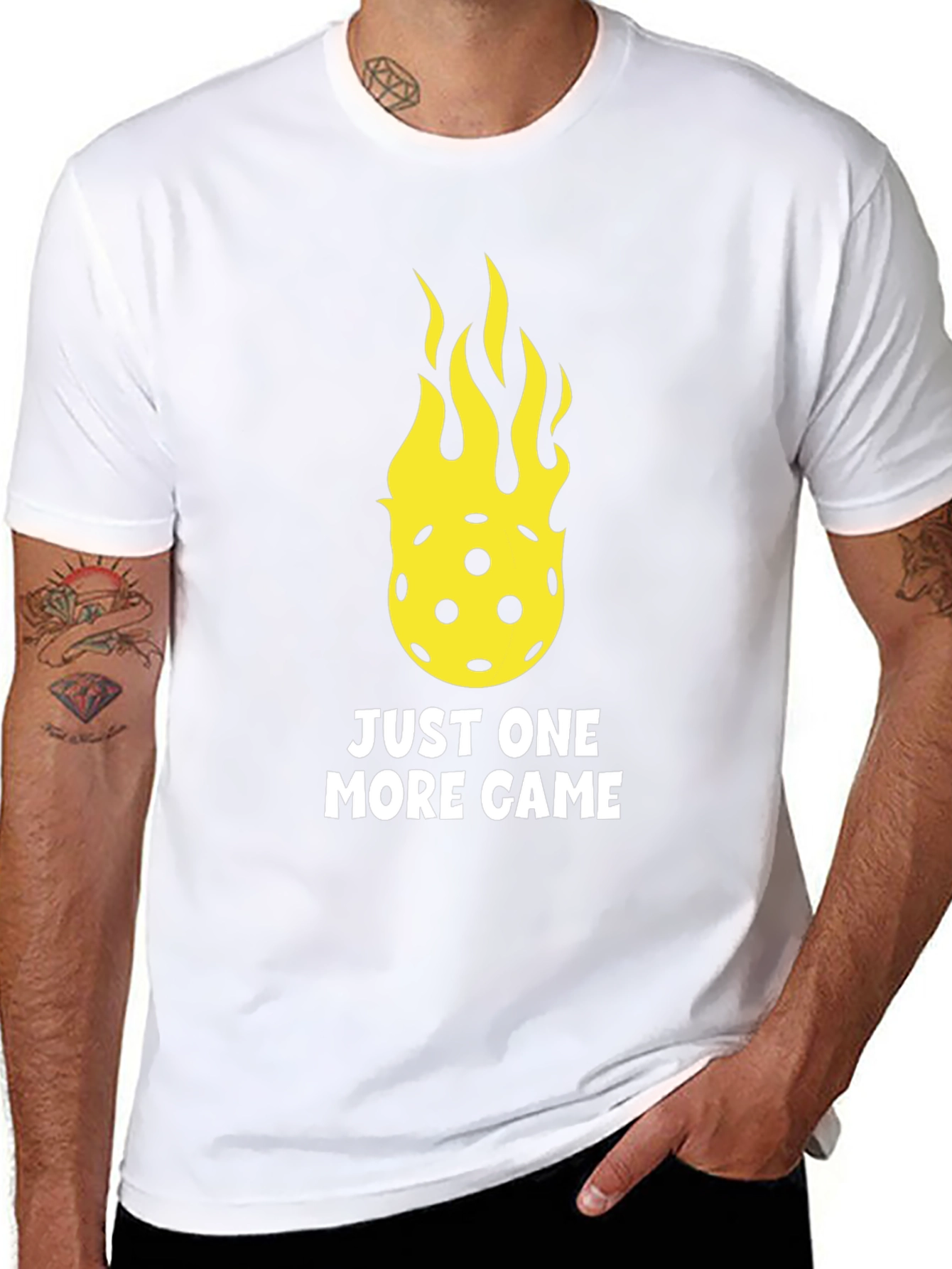 Just One More Game Pickleball Graphic Tee