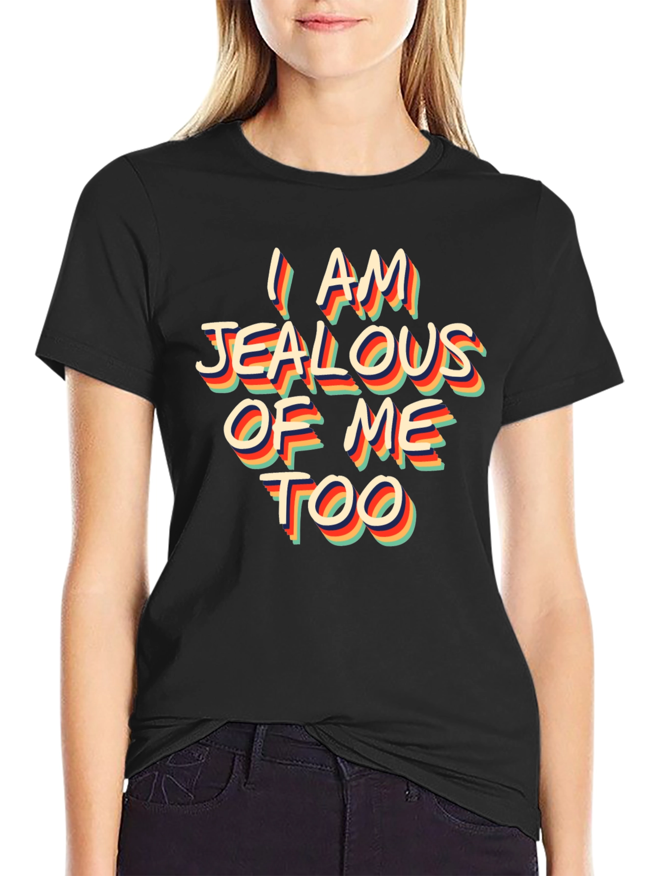 Jealous of Me Too Retro Graphic Tee