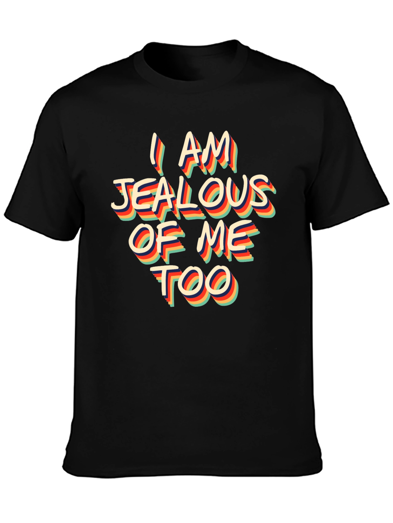 Jealous of Me Too Retro Graphic Tee