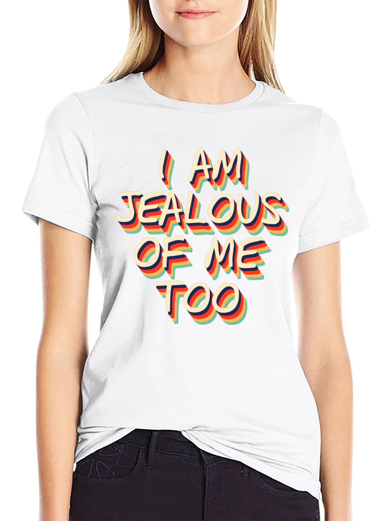 Jealous of Me Too Retro Graphic Tee