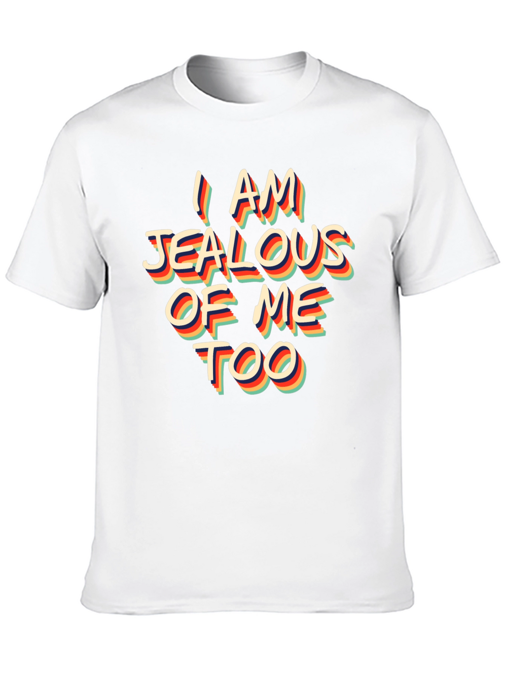 Jealous of Me Too Retro Graphic Tee
