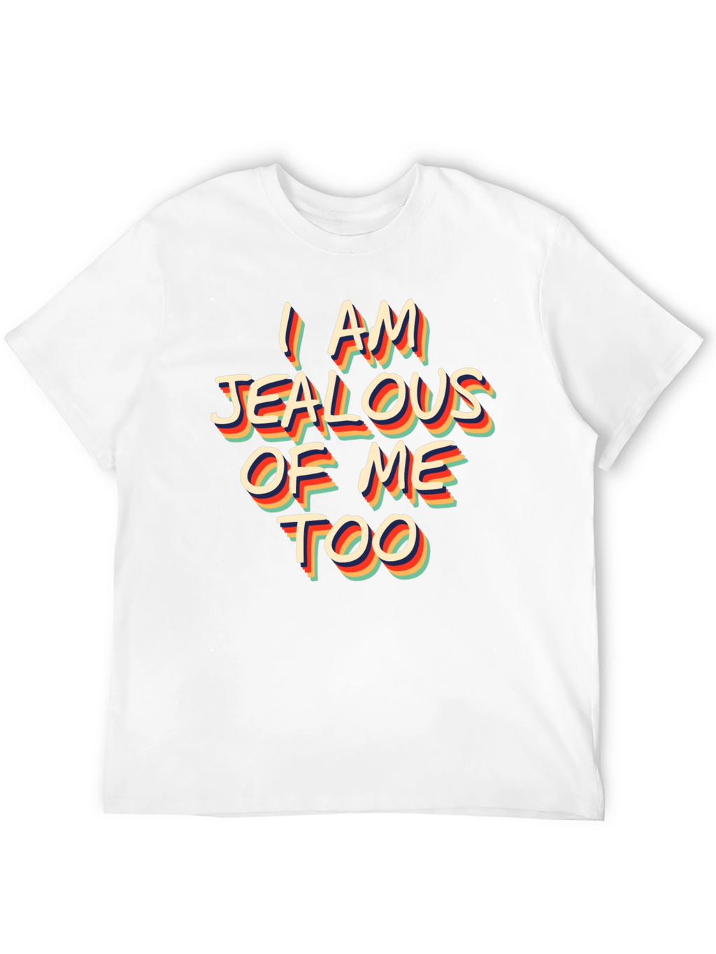 Jealous of Me Too Retro Graphic Tee