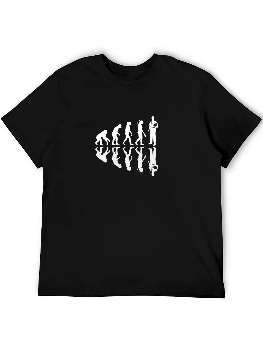 Evolution of a Doctor T-Shirt - Black