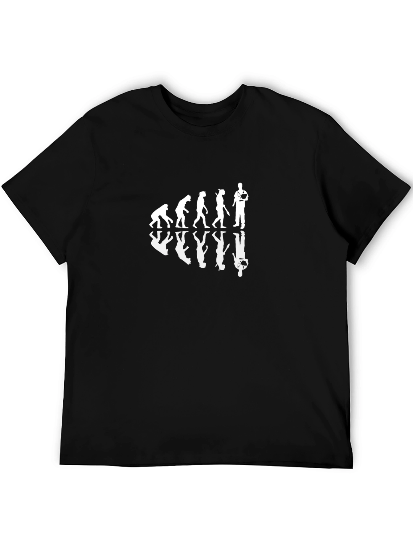 Evolution of a Doctor T-Shirt - Black