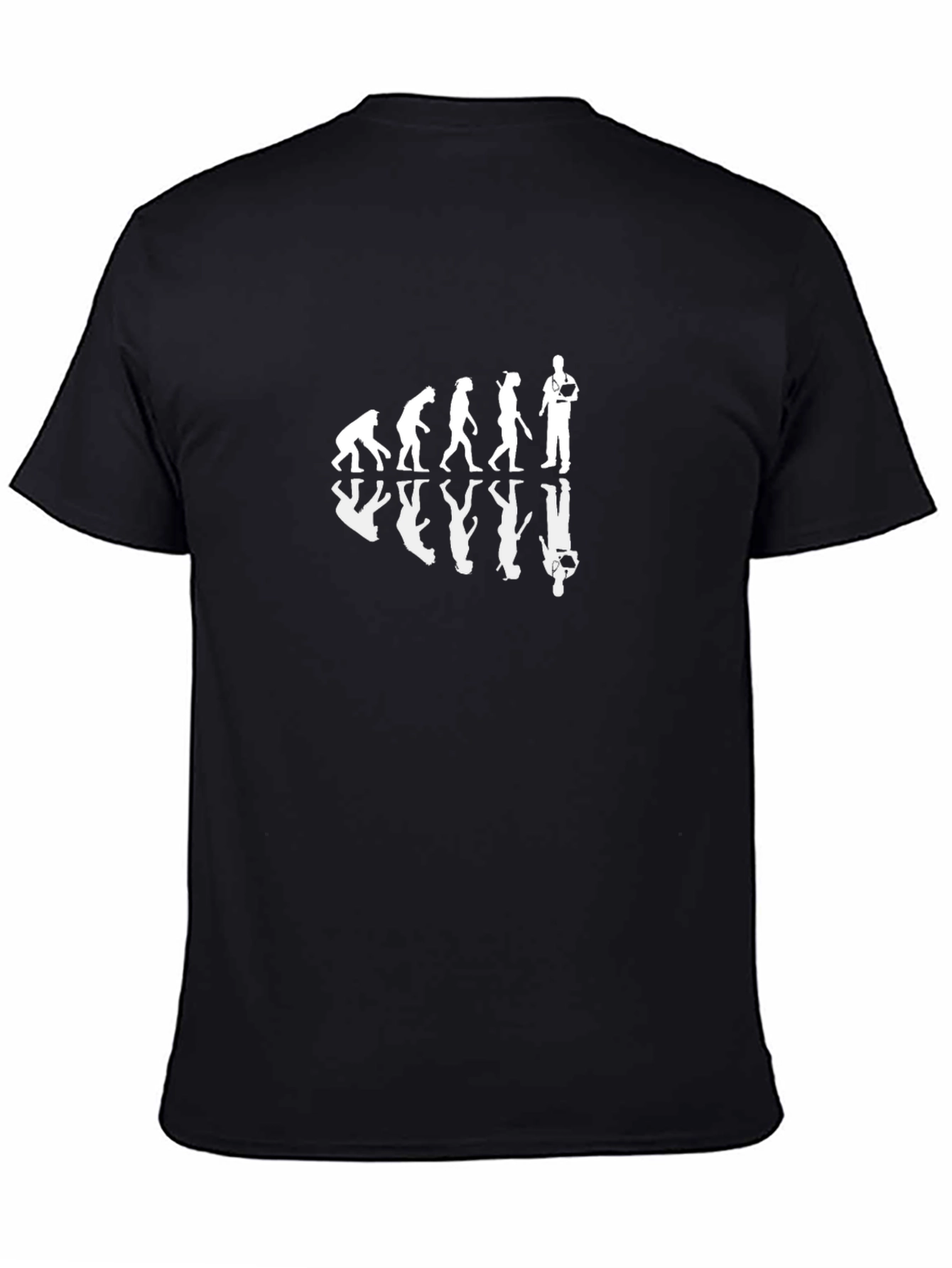 Evolution of a Doctor T-Shirt - Black