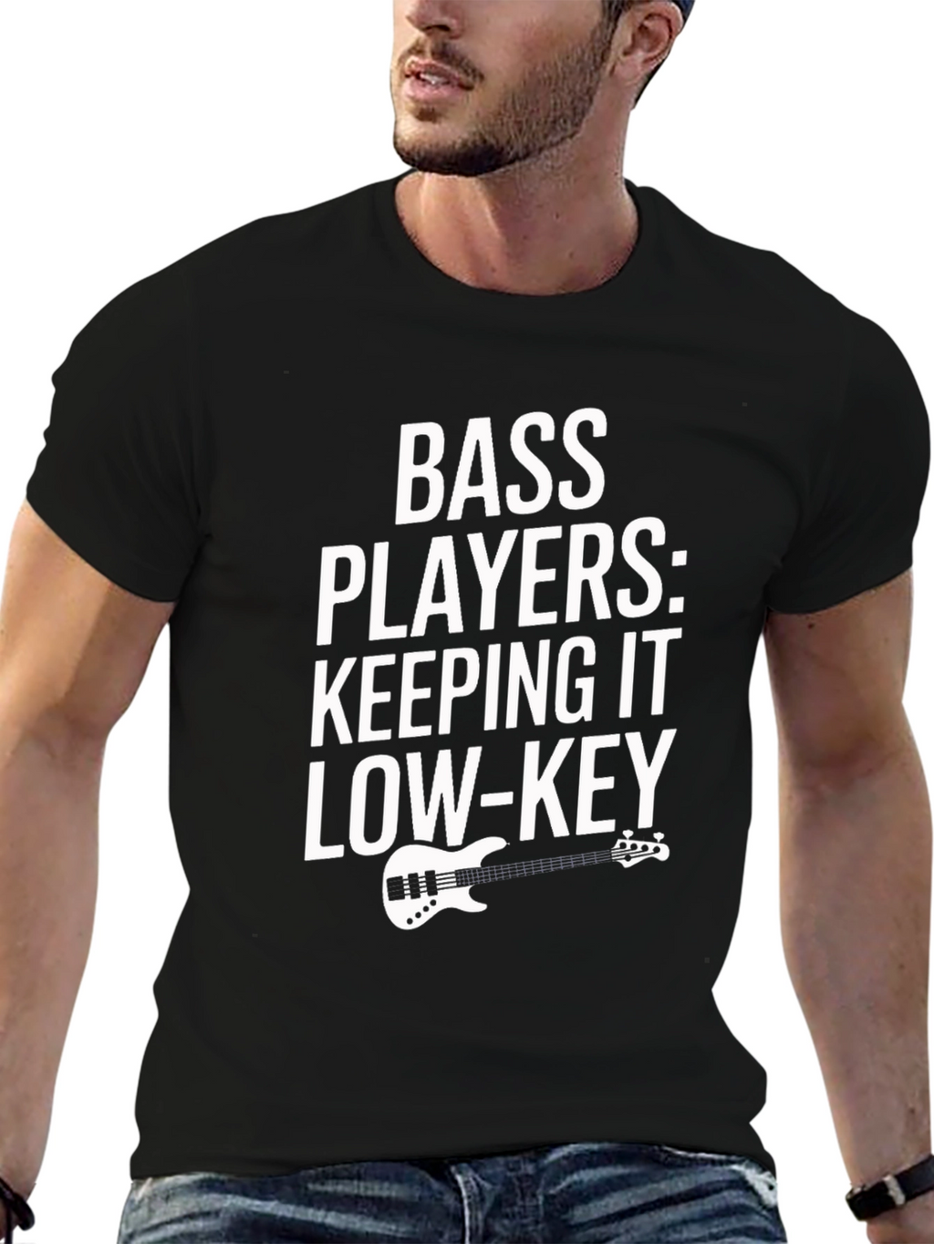 Bass Players Keeping It Low-Key Graphic Tee