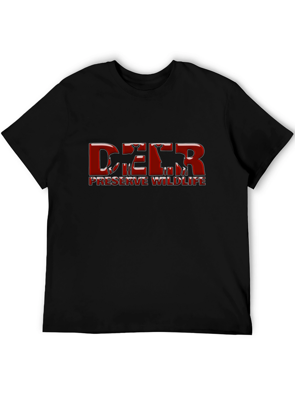 Deer Preserve Wildlife Graphic T-Shirt