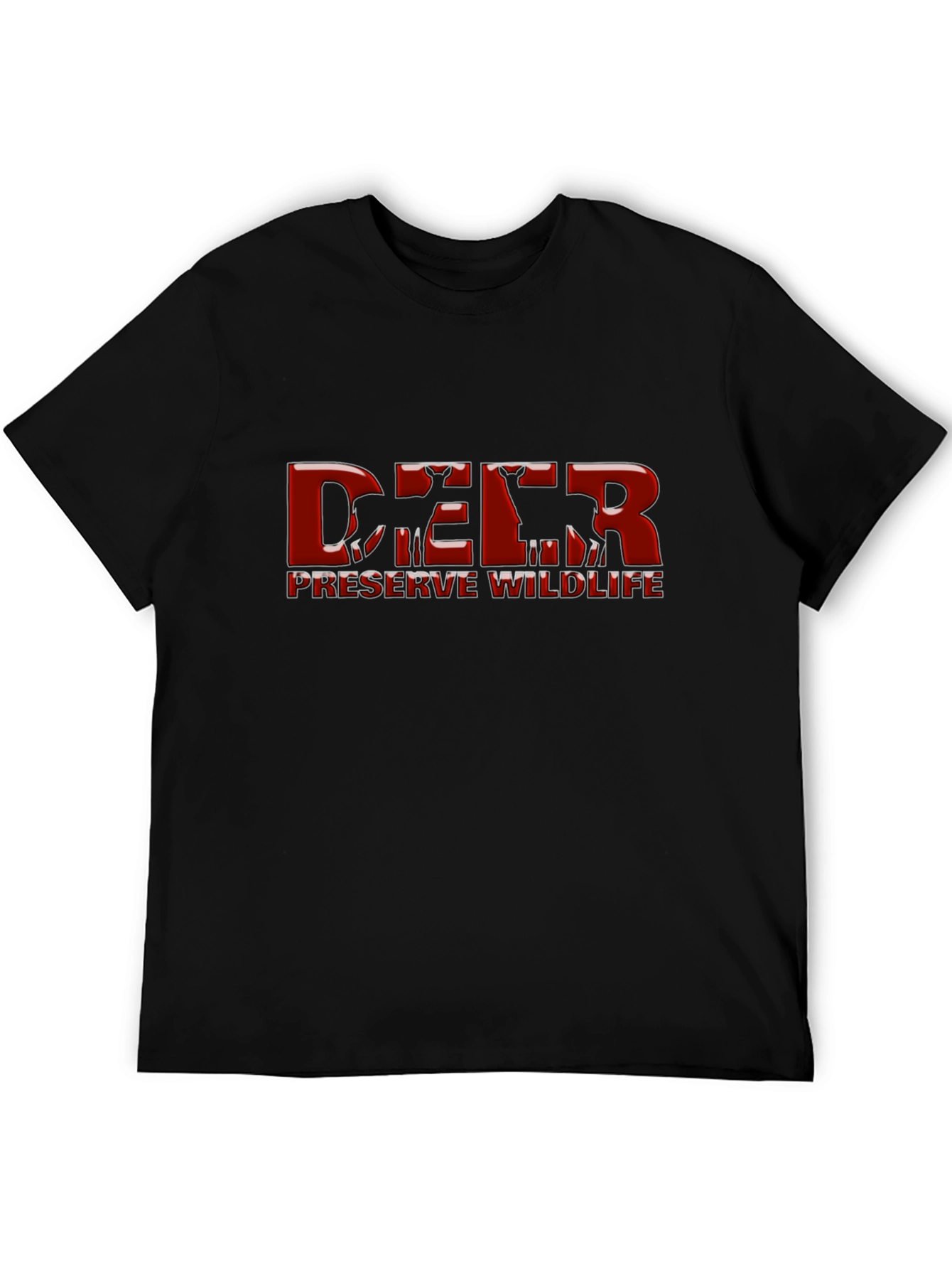 Deer Preserve Wildlife Graphic T-Shirt