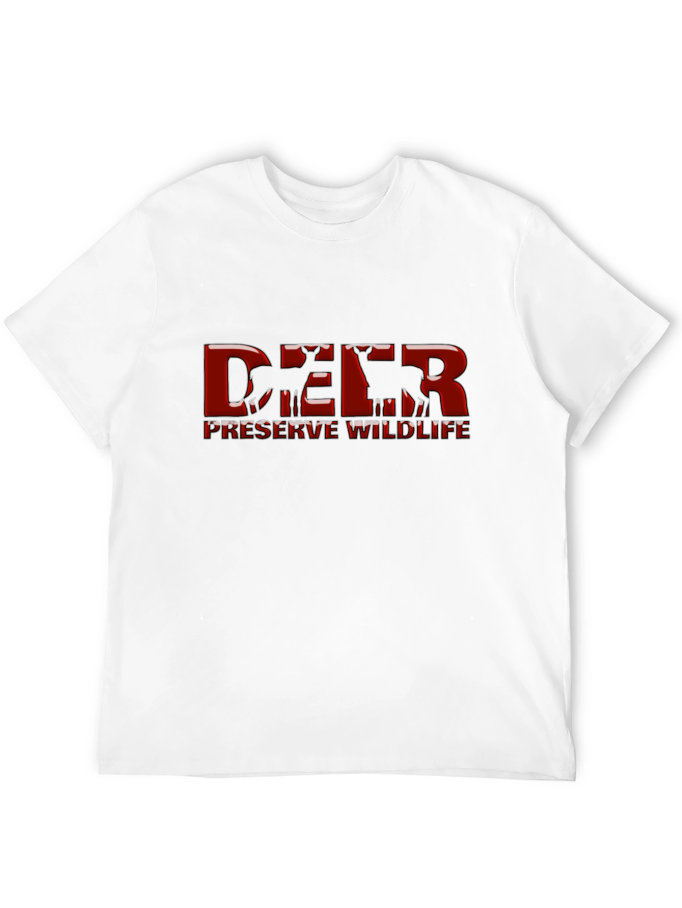 Deer Preserve Wildlife Graphic T-Shirt