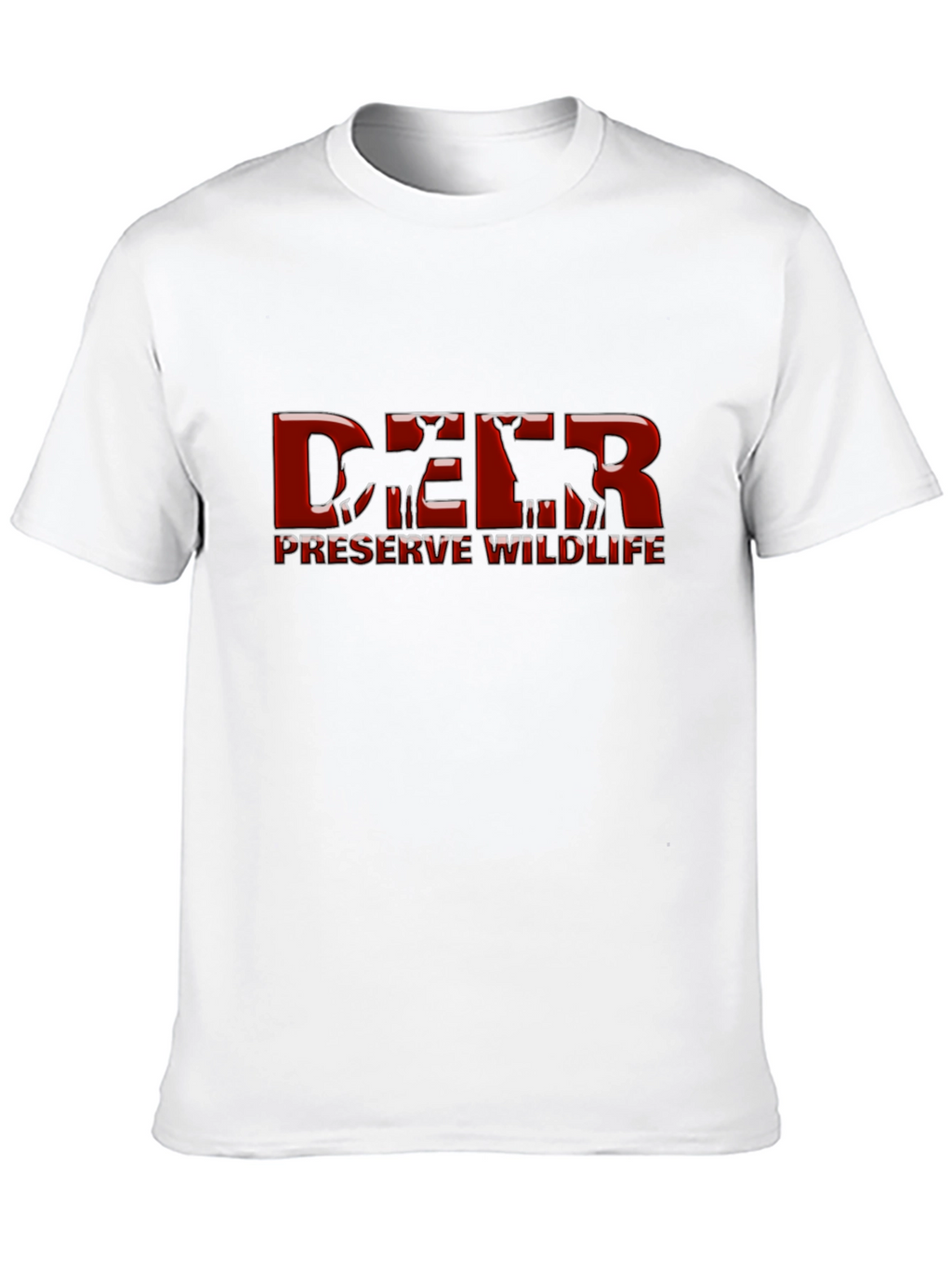 Deer Preserve Wildlife Graphic T-Shirt